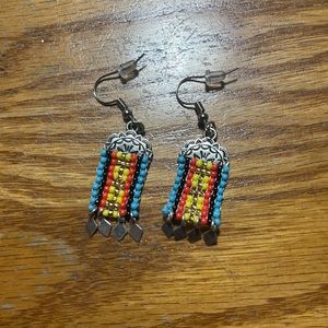 Homemade western earrings